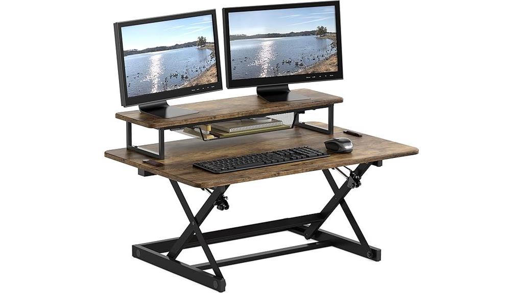 height adjustable desk