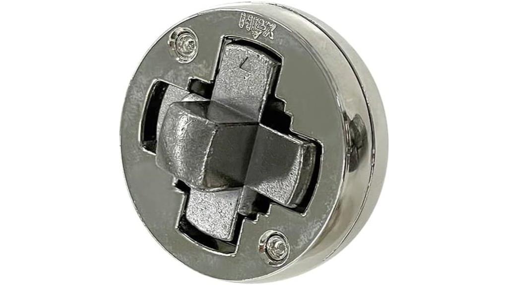 hexagonal metal brain teaser