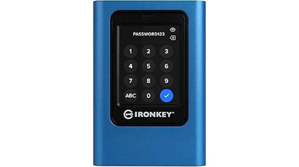 high capacity encrypted external ssd