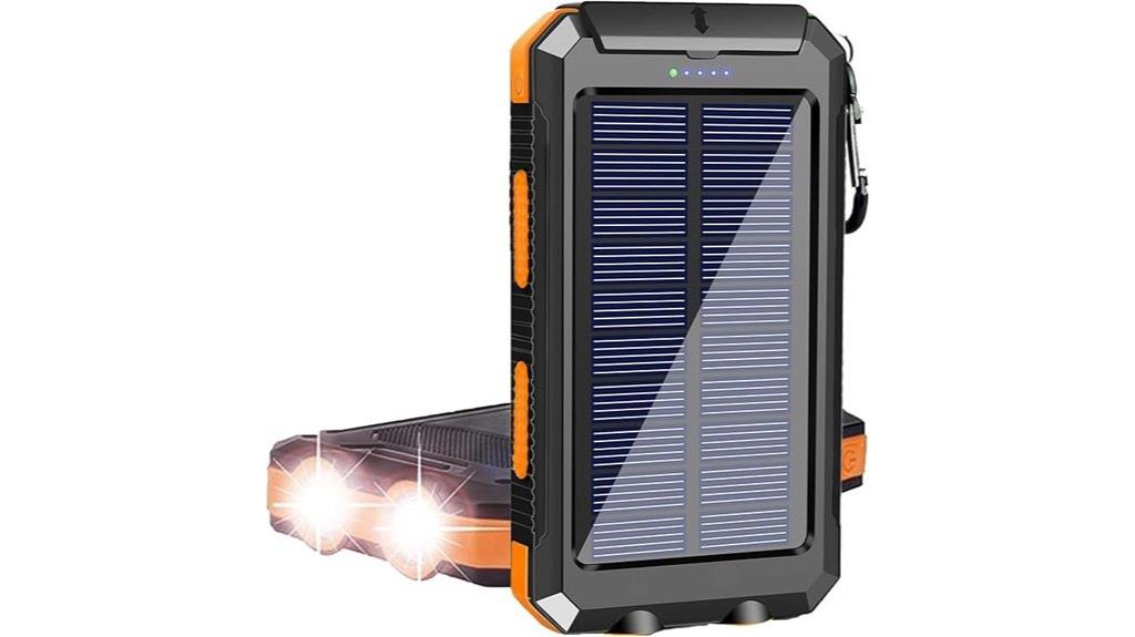high capacity waterproof solar bank