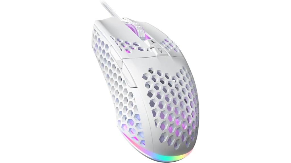 high dpi wired gaming mouse