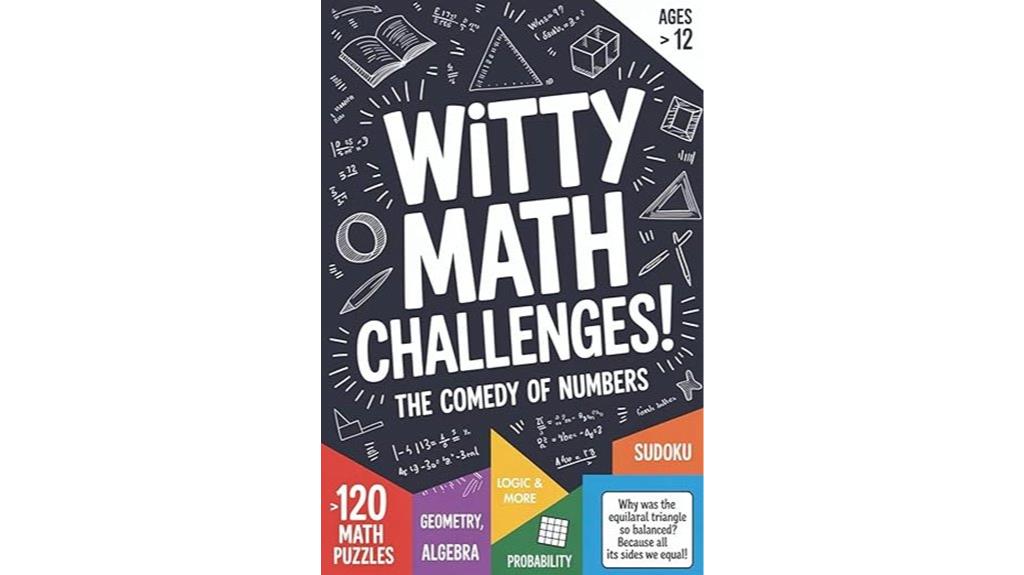 humorous math puzzle workbook