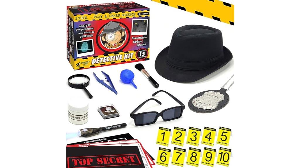 kids fingerprint detective kit