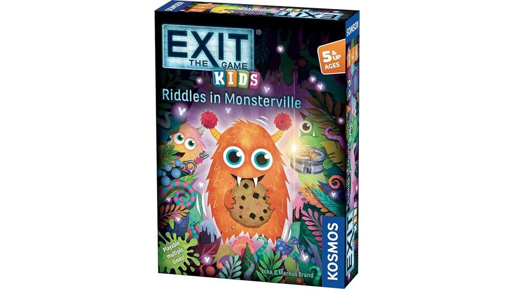 kids monster riddles game