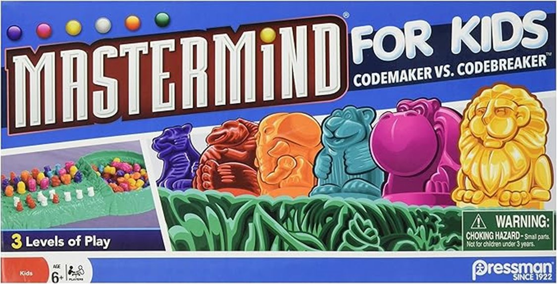 kids multicolor code game