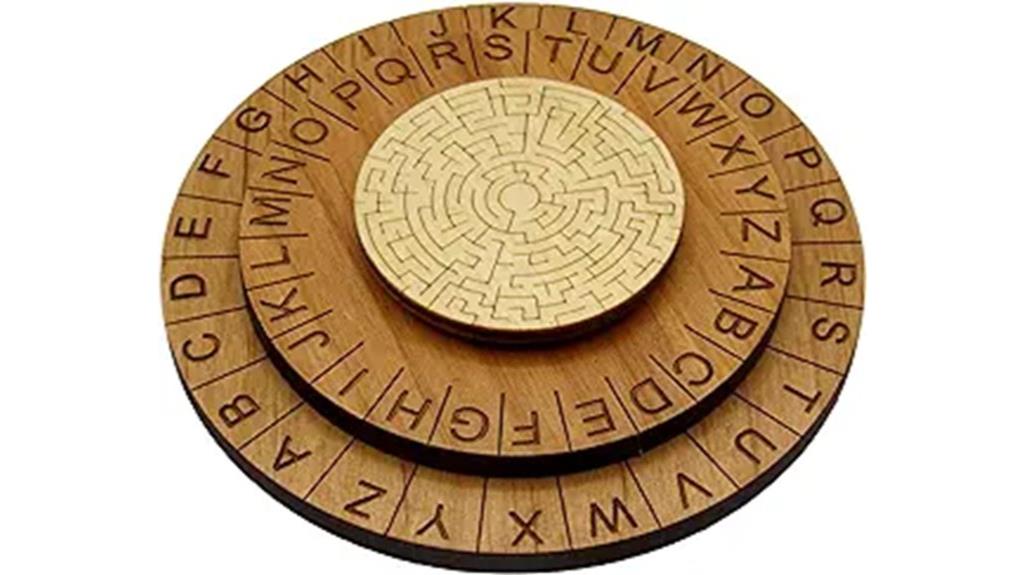 labyrinth cipher wheel