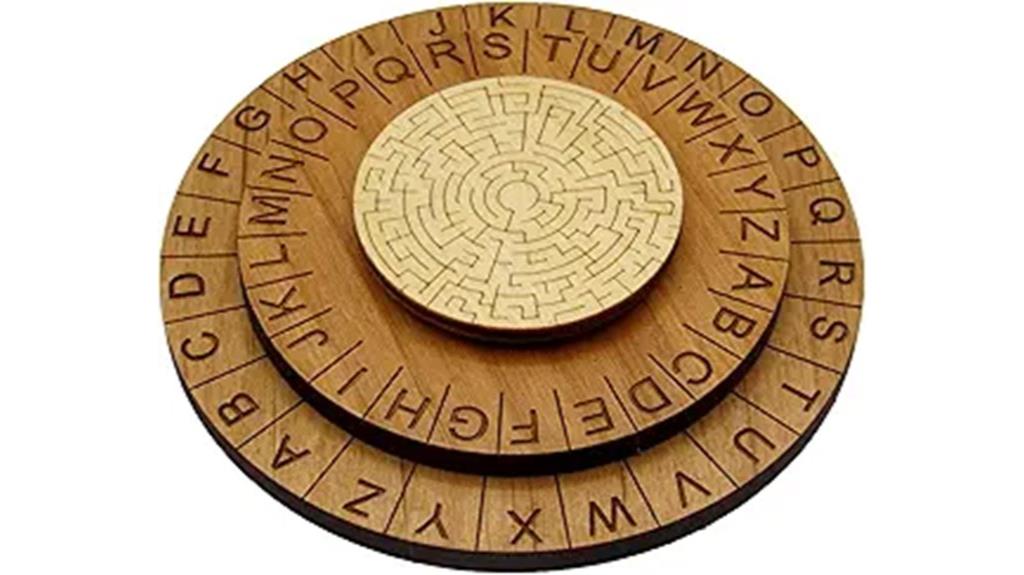 labyrinth cipher wheel