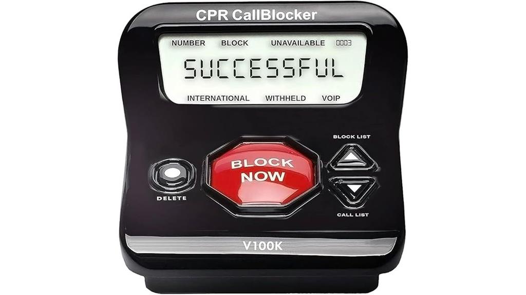 landline call blocking device