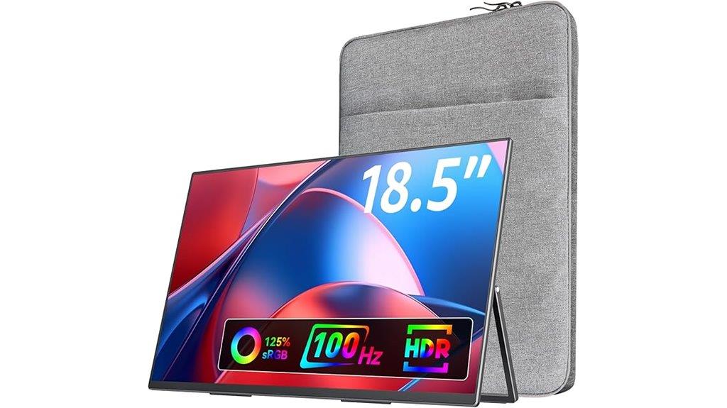 large 18 5 portable gaming monitor