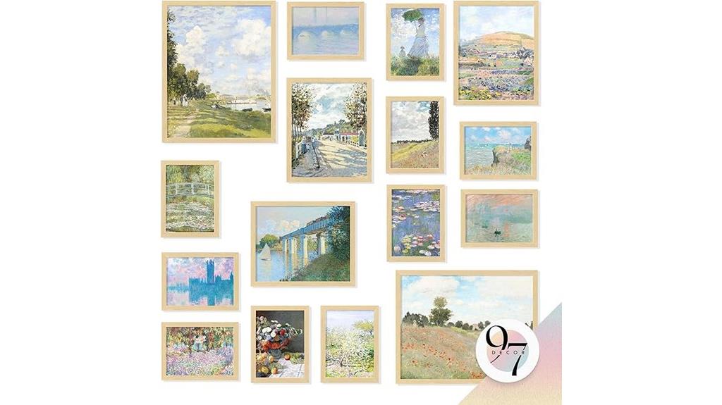 large claude monet wall art