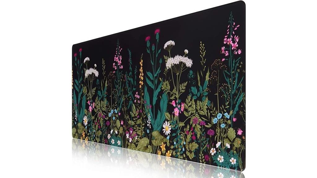 large desk mat with rubber