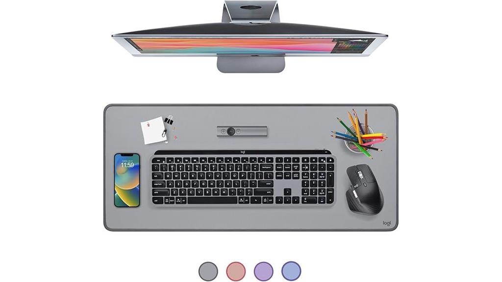 large logitech desk mat