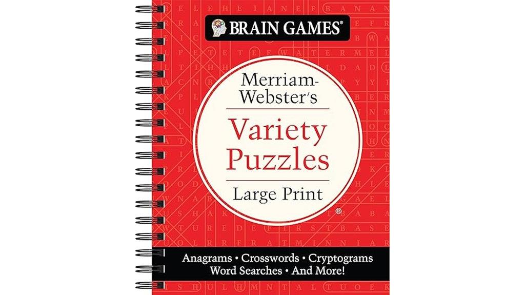 large print brain puzzle book