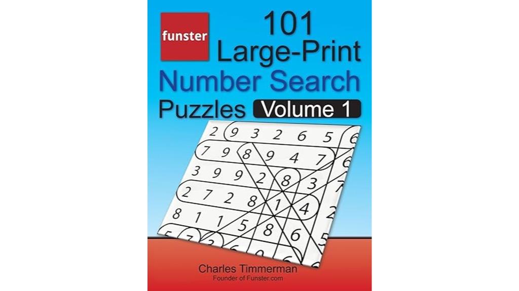 large print number search puzzles