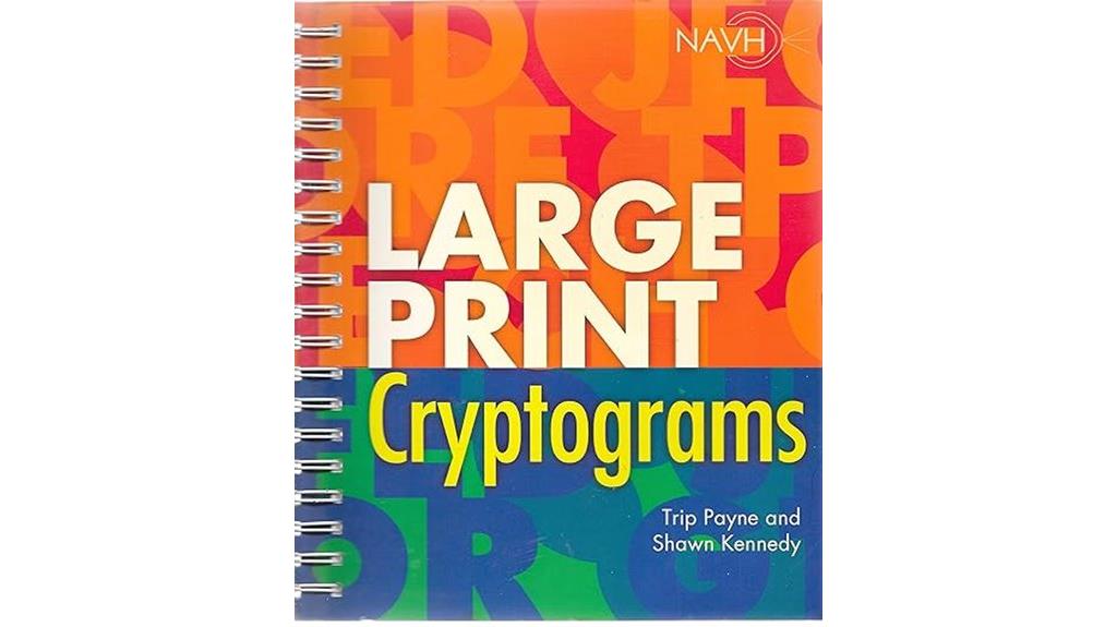 large print puzzles for the visually impaired