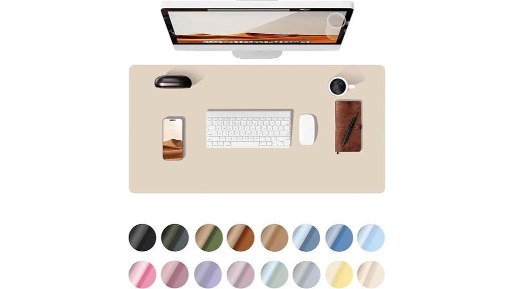 leather large desk pad