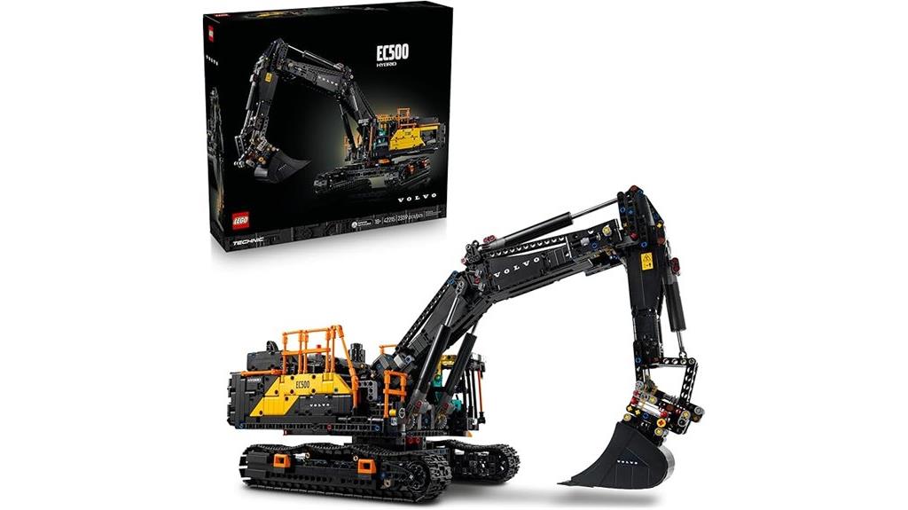 lego volvo excavator set
