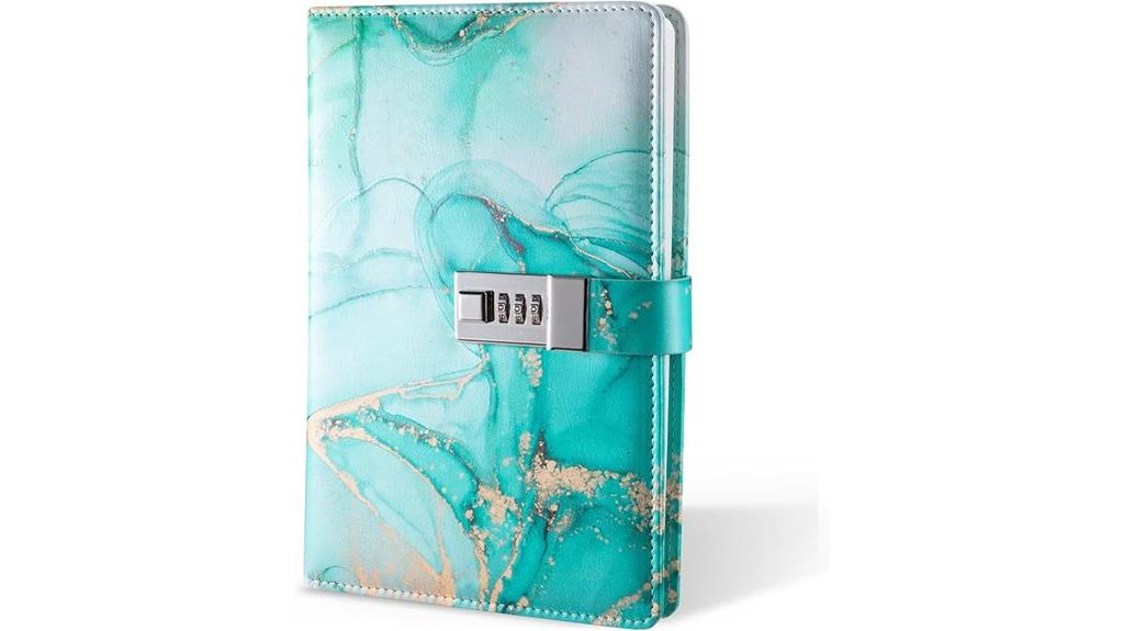 locked a5 journal