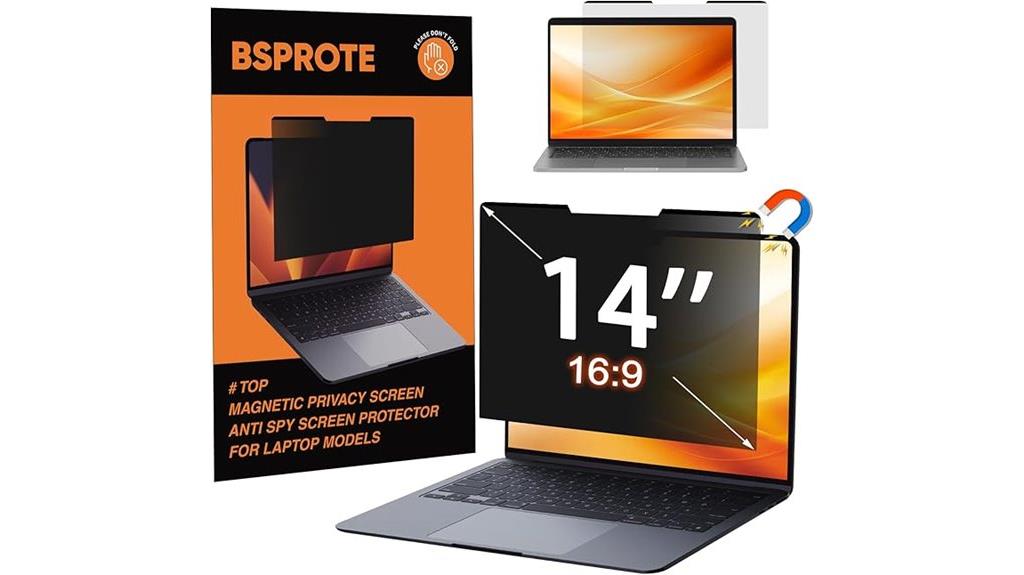 magnetic 14 inch privacy screen