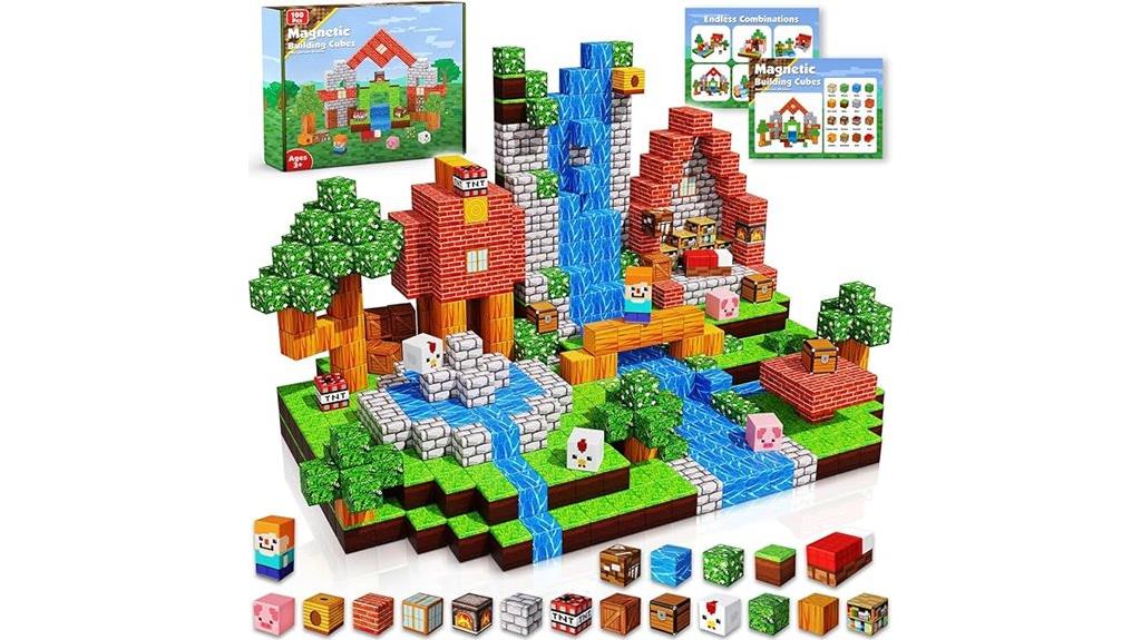 magnetic building blocks set