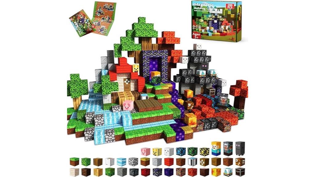 magnetic building blocks set