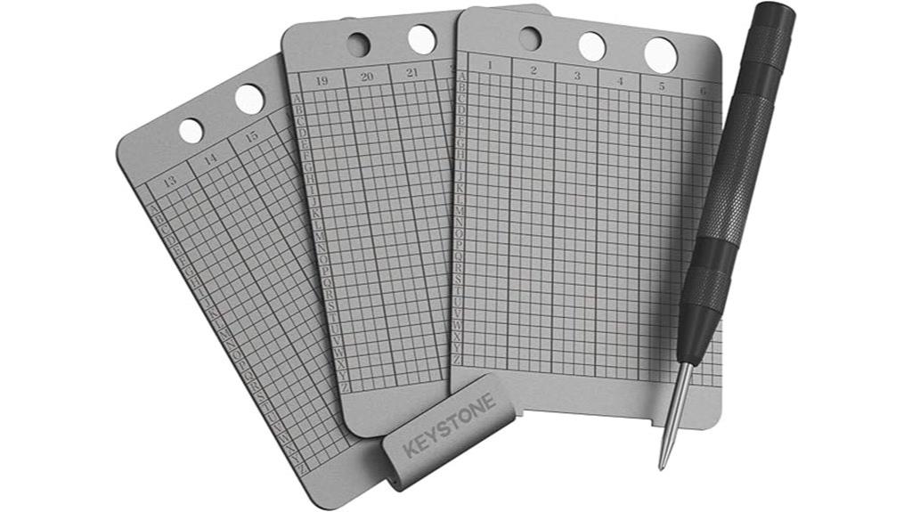 metal bitcoin seed wallet