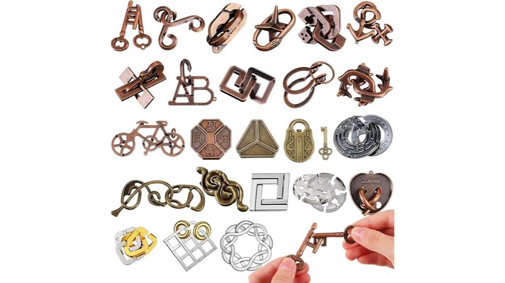 metal brain puzzle set