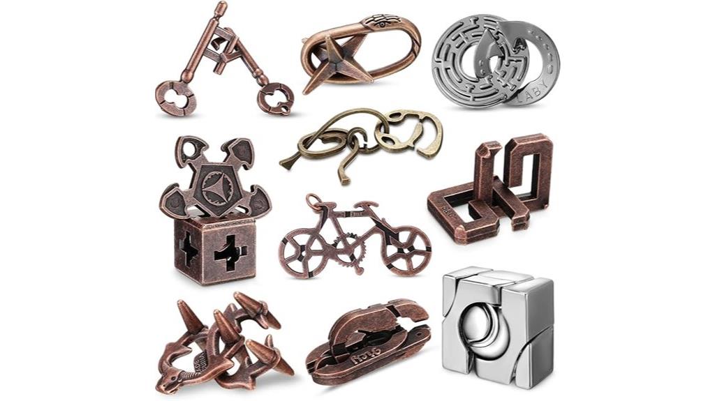 metal brain teaser puzzle
