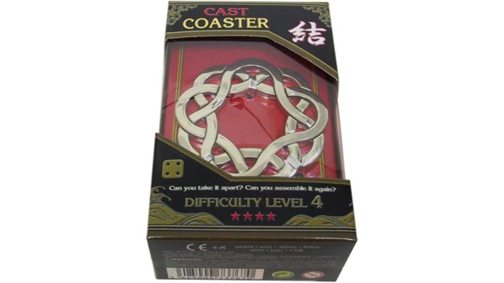 metal puzzle coaster