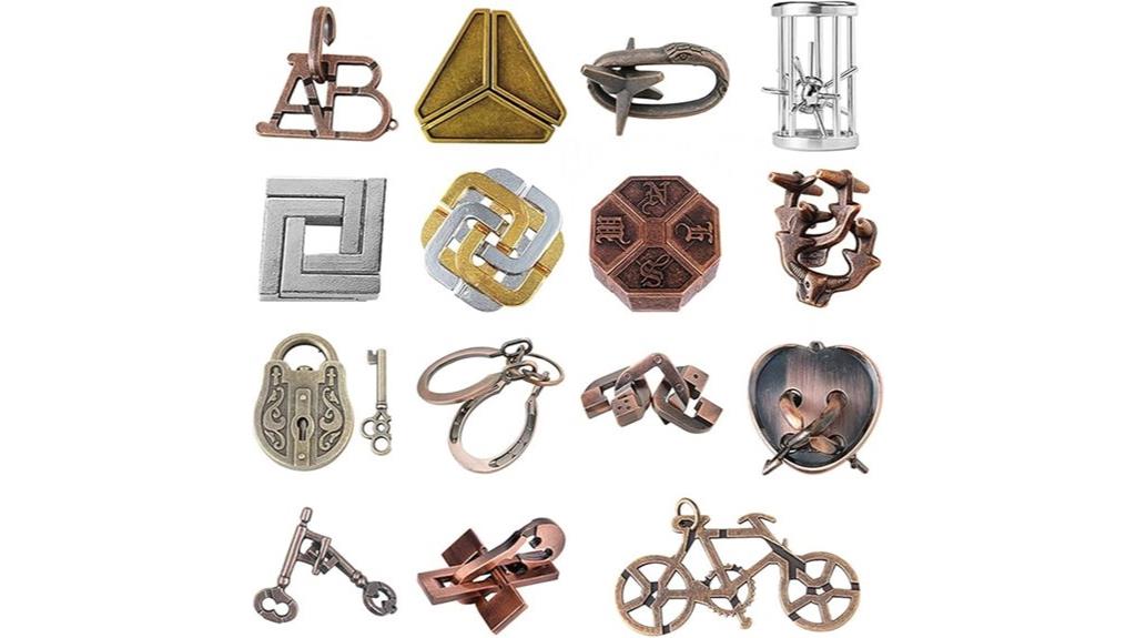 metal wire puzzle set