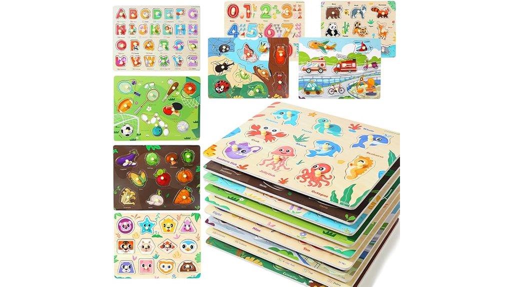 montessori toddler puzzle set