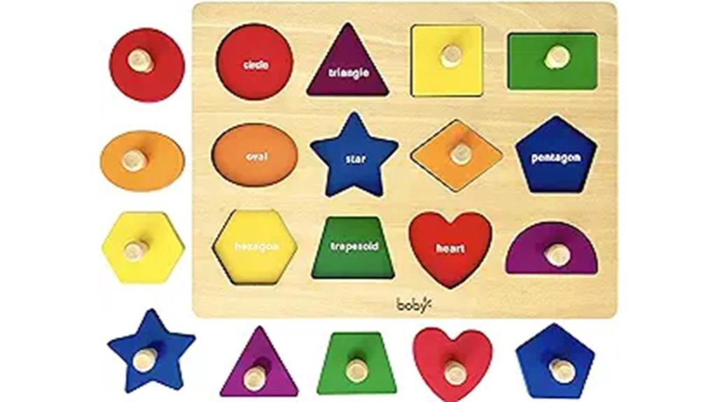 montessori toy shape puzzles