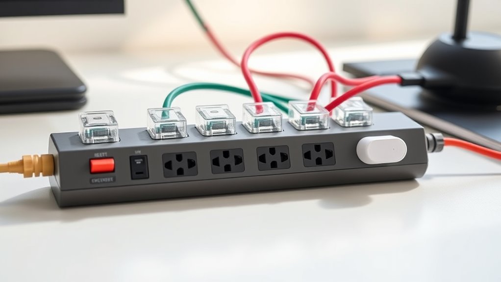 outlet count and surge capacity