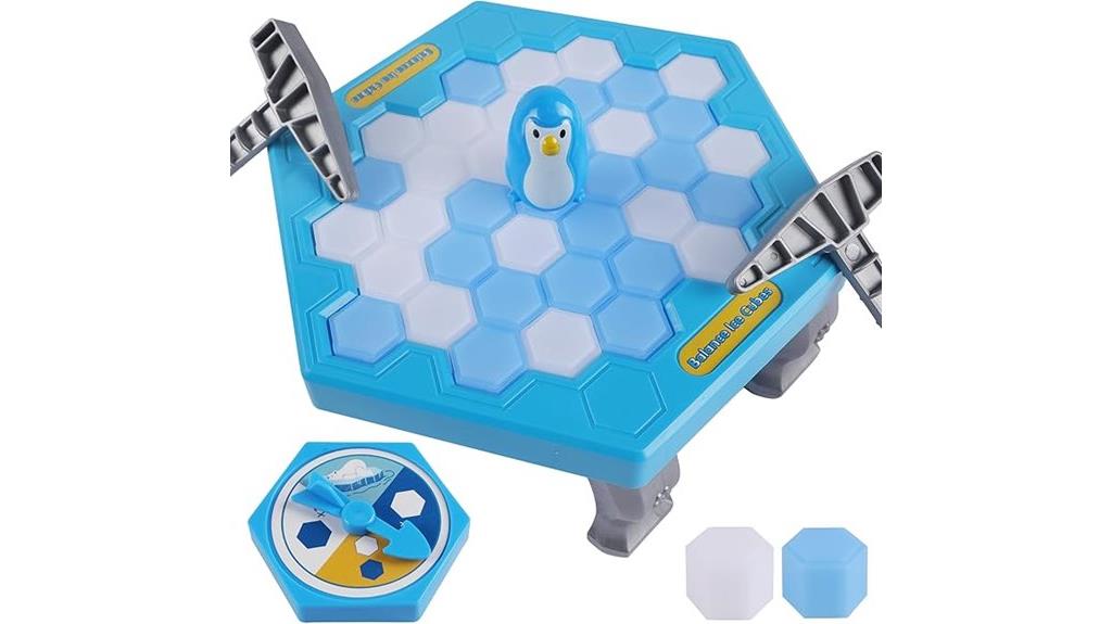 penguin themed ice breaking game