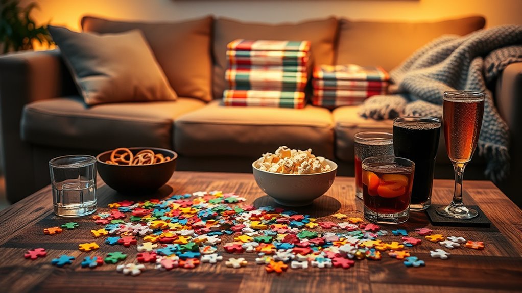 prepare supplies and snacks