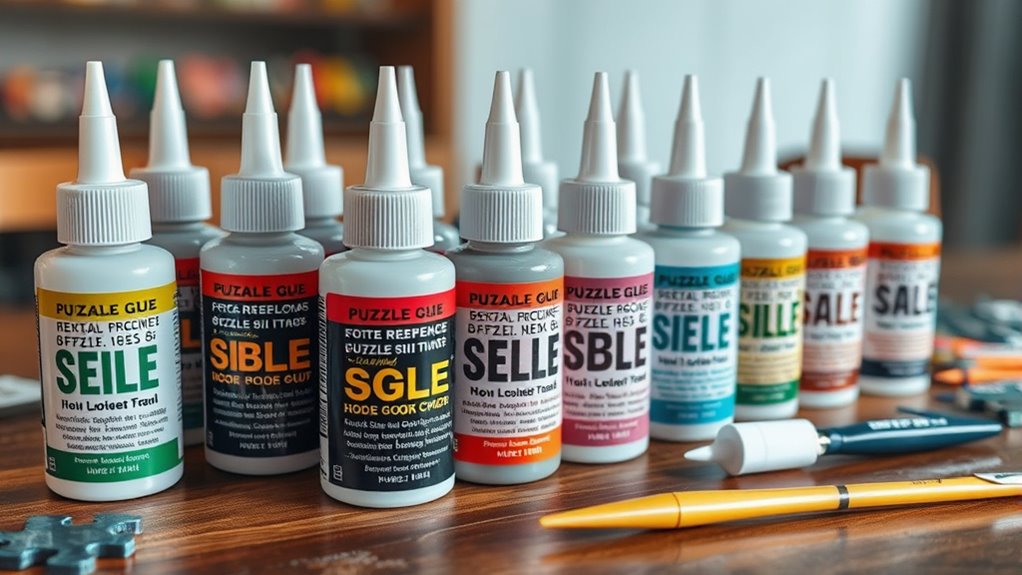 puzzle glue durability finish drying