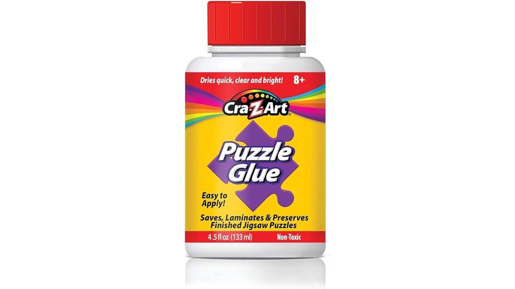 puzzle glue with applicator