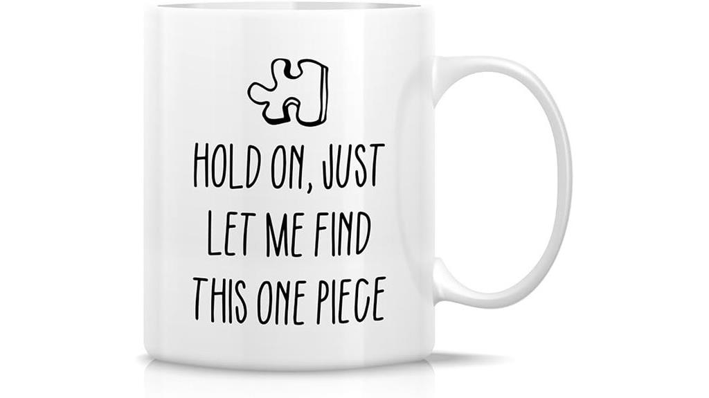 puzzle lover s coffee mug