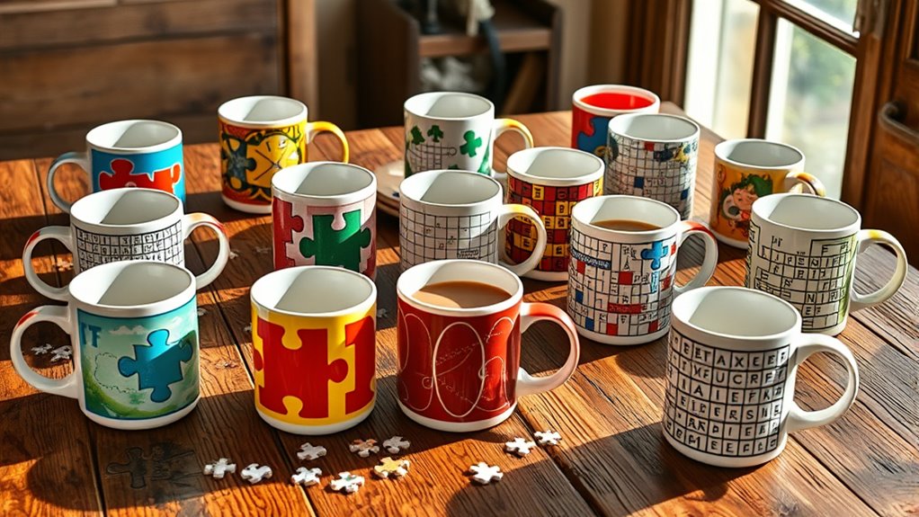 puzzle mug collection