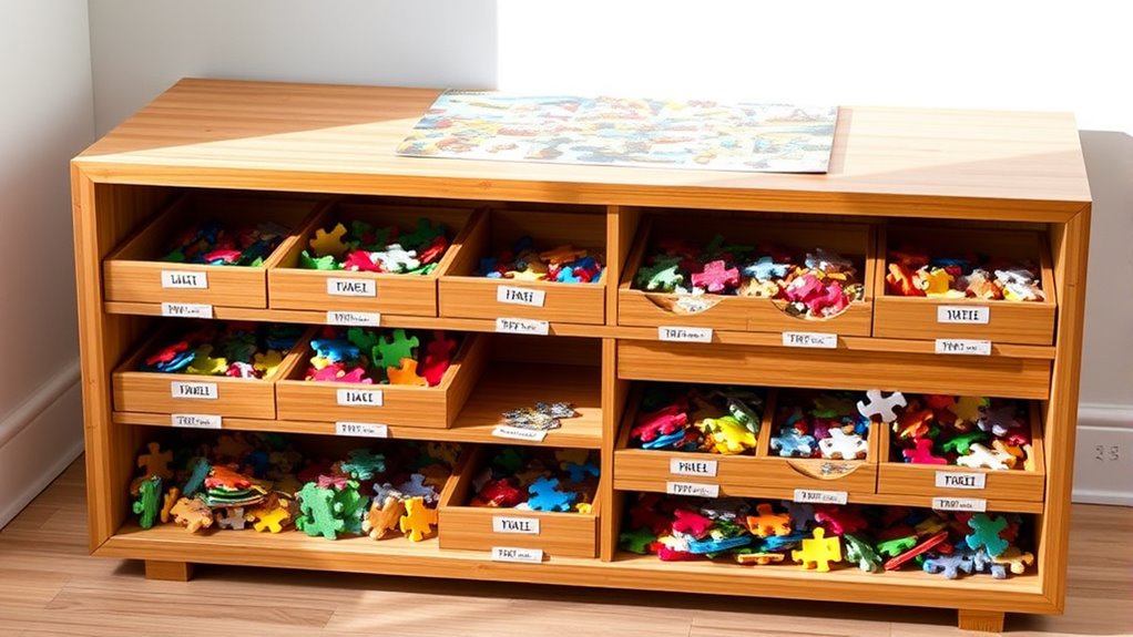 puzzle rack size and durability