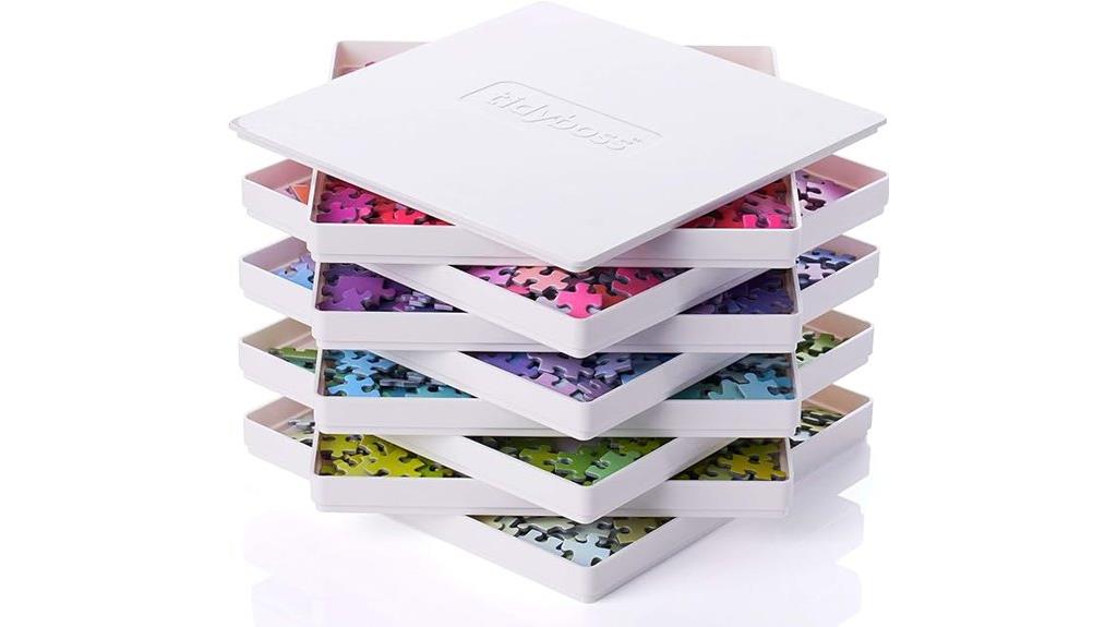 puzzle storage with lid