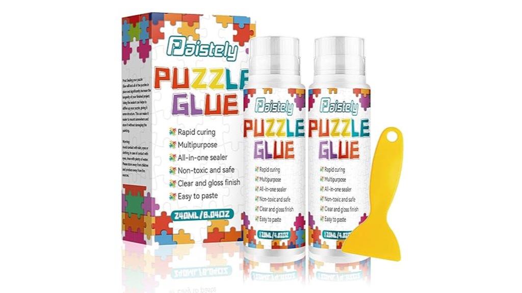 quick drying puzzle glue duo