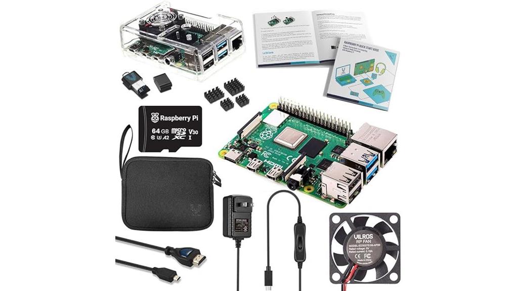 raspberry pi 4 kit 64gb