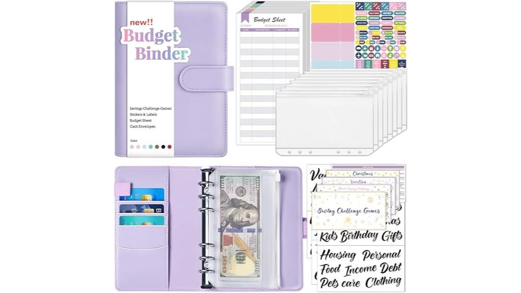 savings challenge budget binder