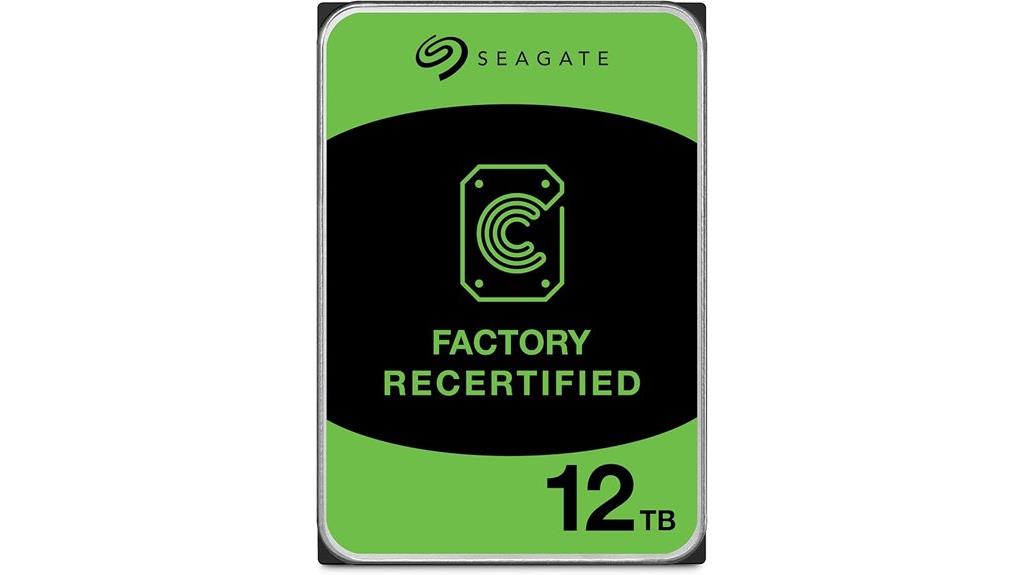 seagate recertified 12tb hard drive
