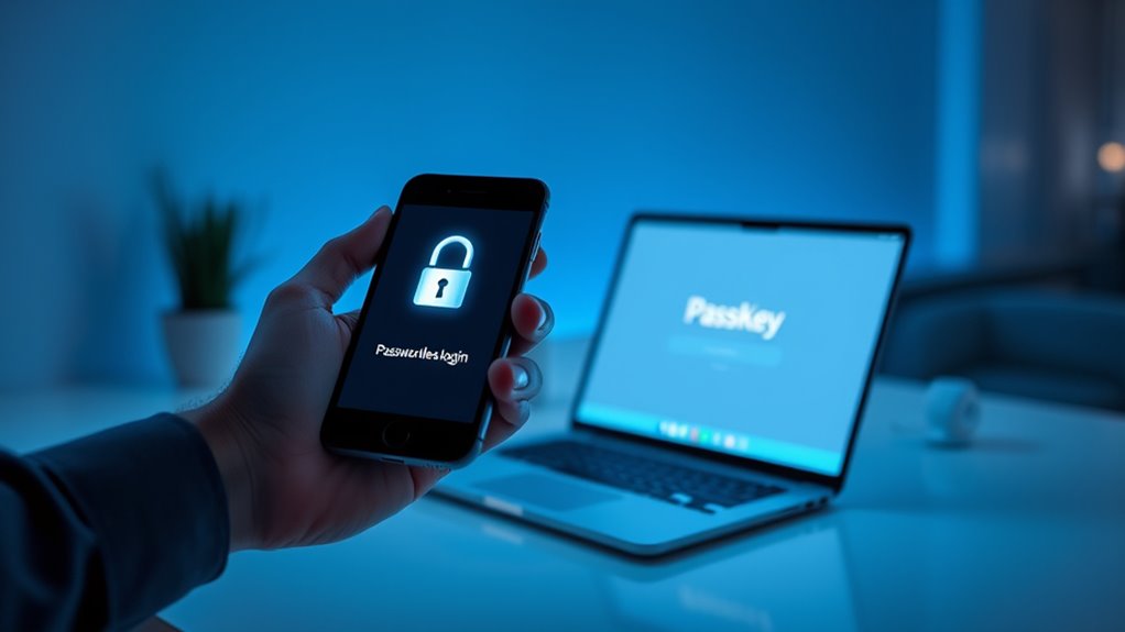 secure biometric passwordless login