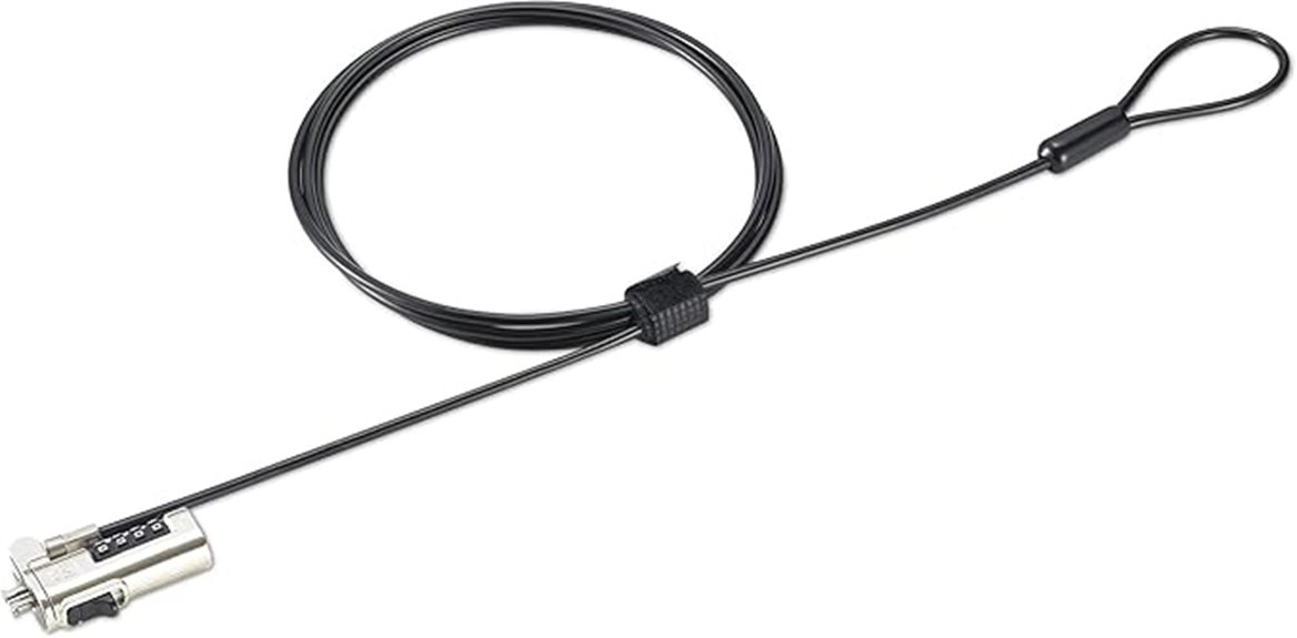 secure laptop with combination