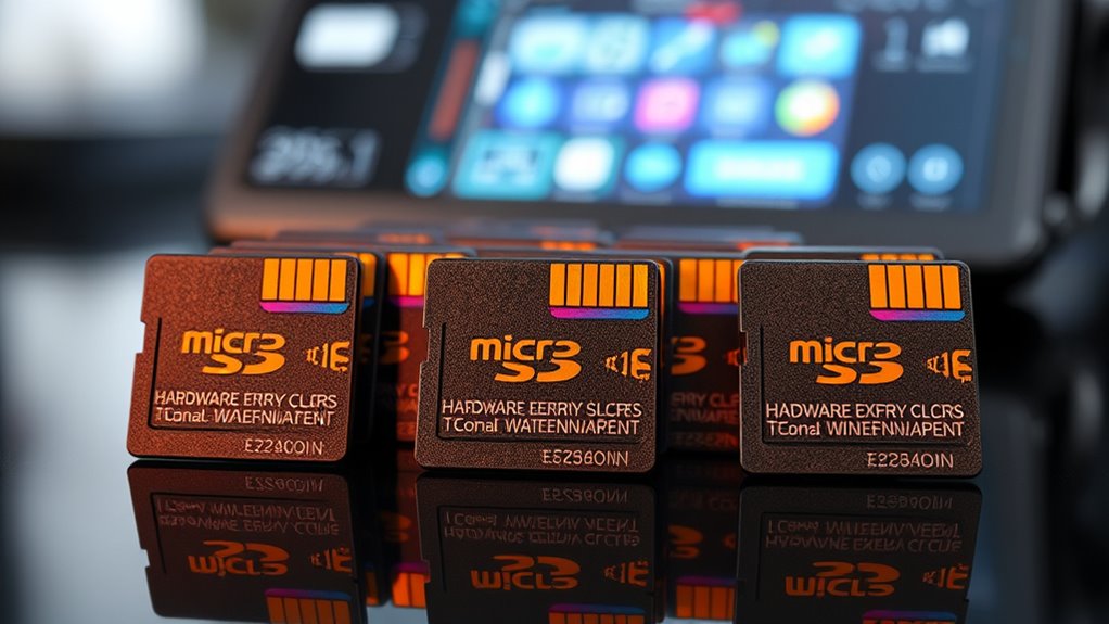 secure micro sd storage