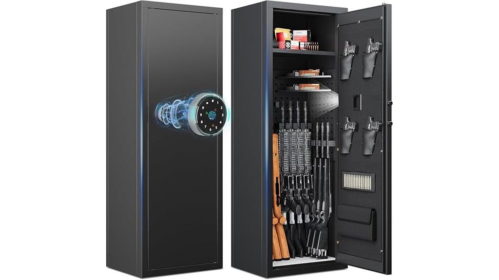 secure rifle and pistol storage