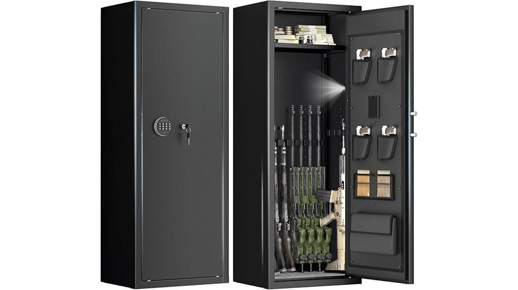 secure rifle and pistol storage
